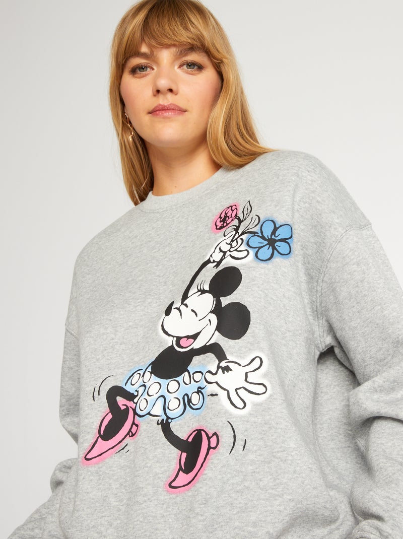 Sweatshirt de gola redonda 'Disney' CINZA - Kiabi