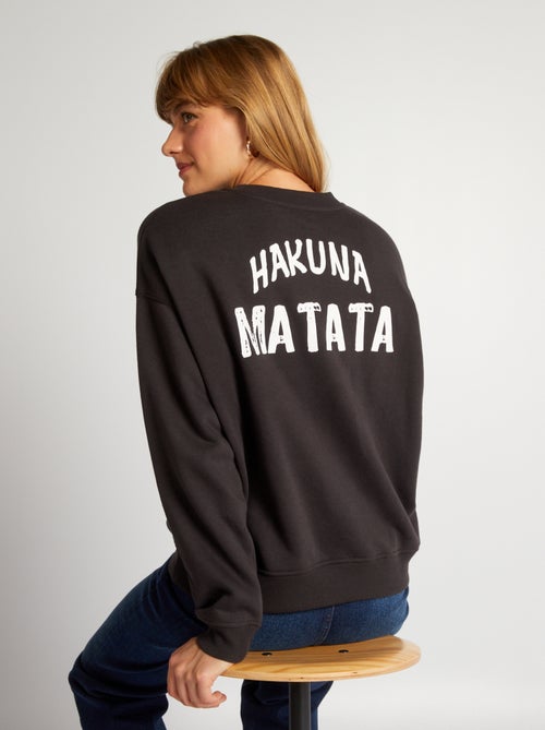 Sweatshirt de gola redonda 'Disney' - Kiabi