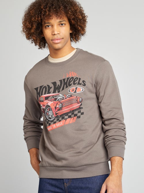Sweatshirt de gola redonda 'Hot Wheels' - Kiabi