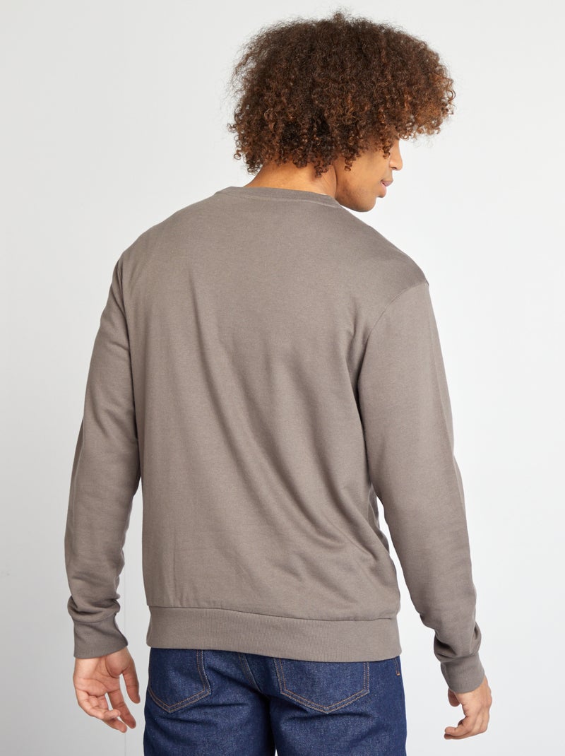 Sweatshirt de gola redonda 'Hot Wheels' Cinza - Kiabi