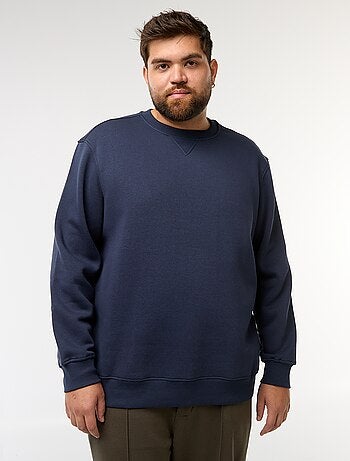 Sweatshirt de gola redonda liso