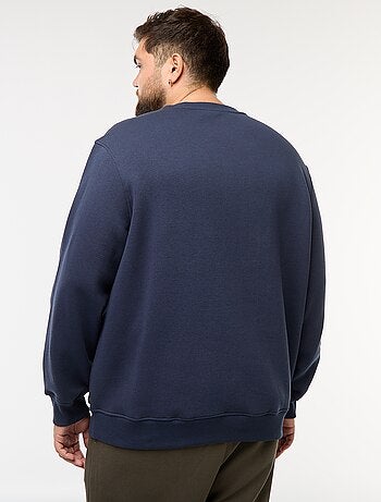 Sweatshirt de gola redonda liso