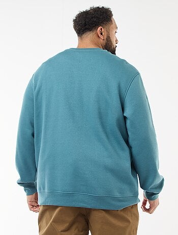 Sweatshirt de gola redonda liso