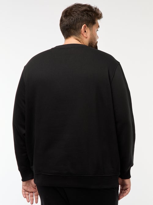 Sweatshirt de gola redonda liso - Kiabi