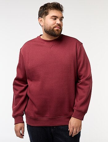 Sweatshirt de gola redonda liso