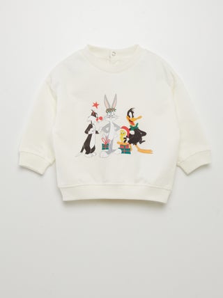 Sweatshirt de gola redonda 'Looney Tunes'