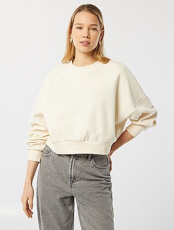Sweatshirt de gola redonda oversize