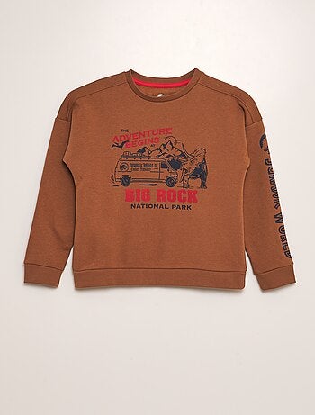 Sweatshirt de gola redonda 'Parque Jurássico'