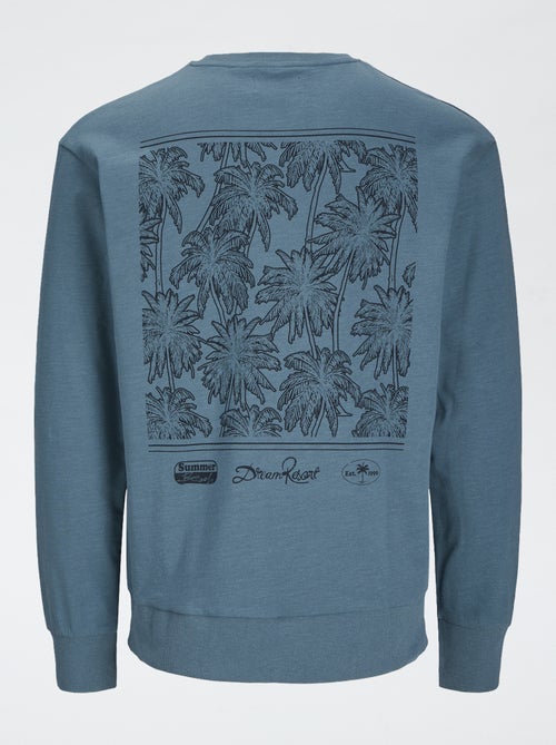 Sweatshirt de gola redonda 'Produkt' - Kiabi