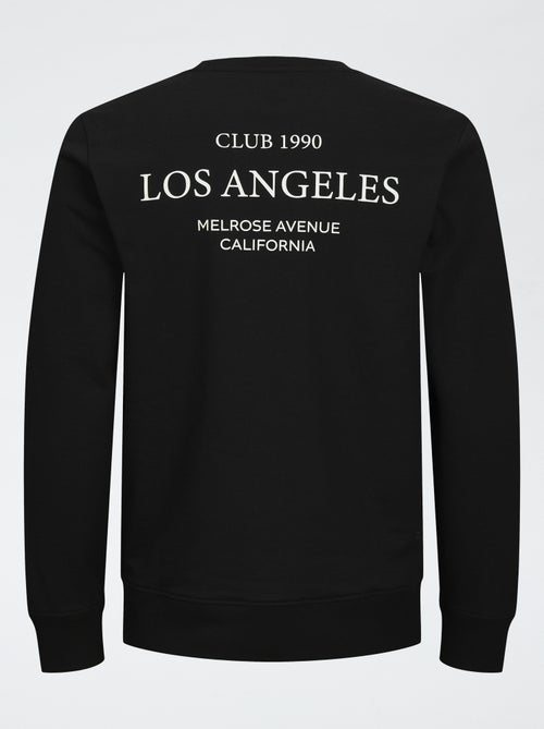 Sweatshirt de gola redonda 'Produkt' - Kiabi