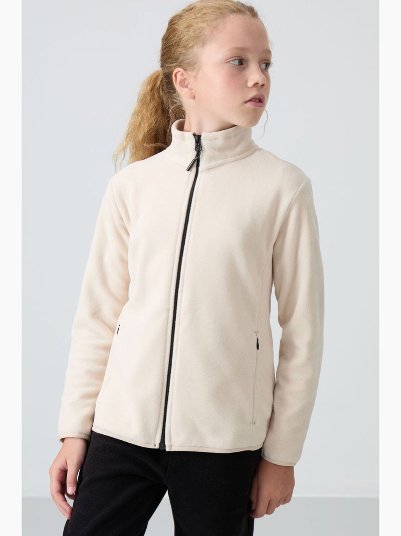 Sweatshirt de gola redonda tommy Bege natural - Kiabi