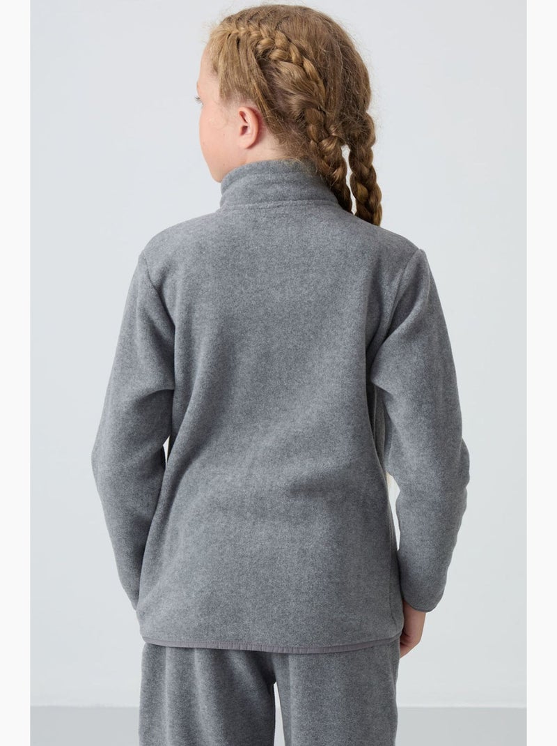 Sweatshirt de gola redonda tommy Cinza - Kiabi