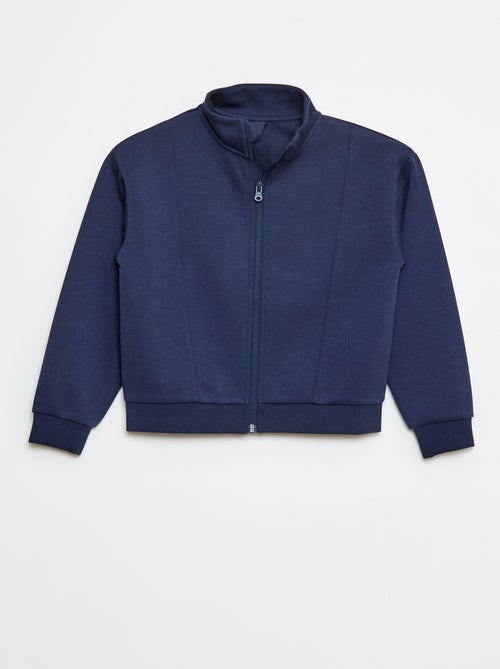 Sweatshirt de gola subida com fecho - Kiabi