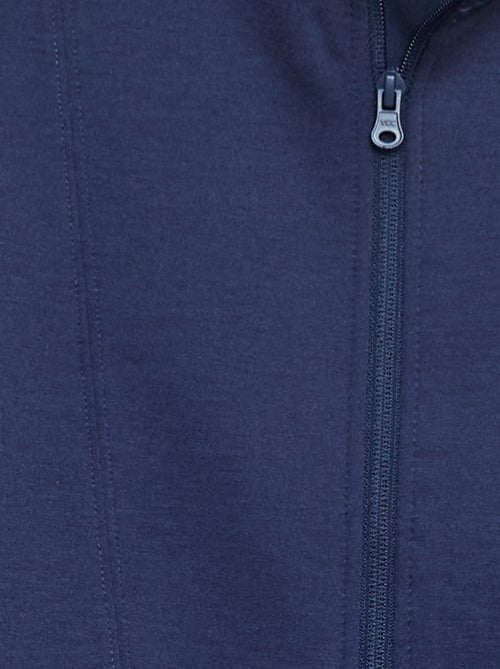 Sweatshirt de gola subida com fecho - Kiabi