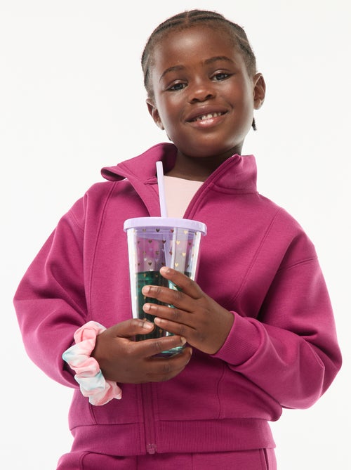 Sweatshirt de gola subida com fecho - Kiabi