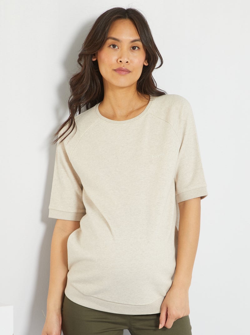 Sweatshirt de grávida CINZA - Kiabi