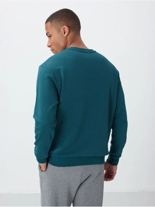 Sweatshirt de homem com estampado e gola redonda tommy - Kiabi