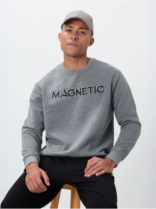 Sweatshirt de homem com estampado e gola redonda tommy - Kiabi