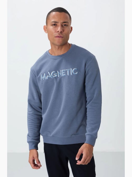 Sweatshirt de homem com estampado e gola redonda tommy - Kiabi