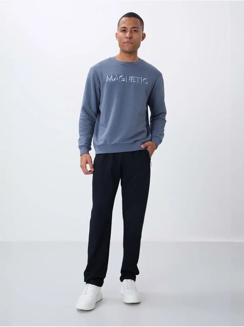Sweatshirt de homem com estampado e gola redonda tommy - Kiabi