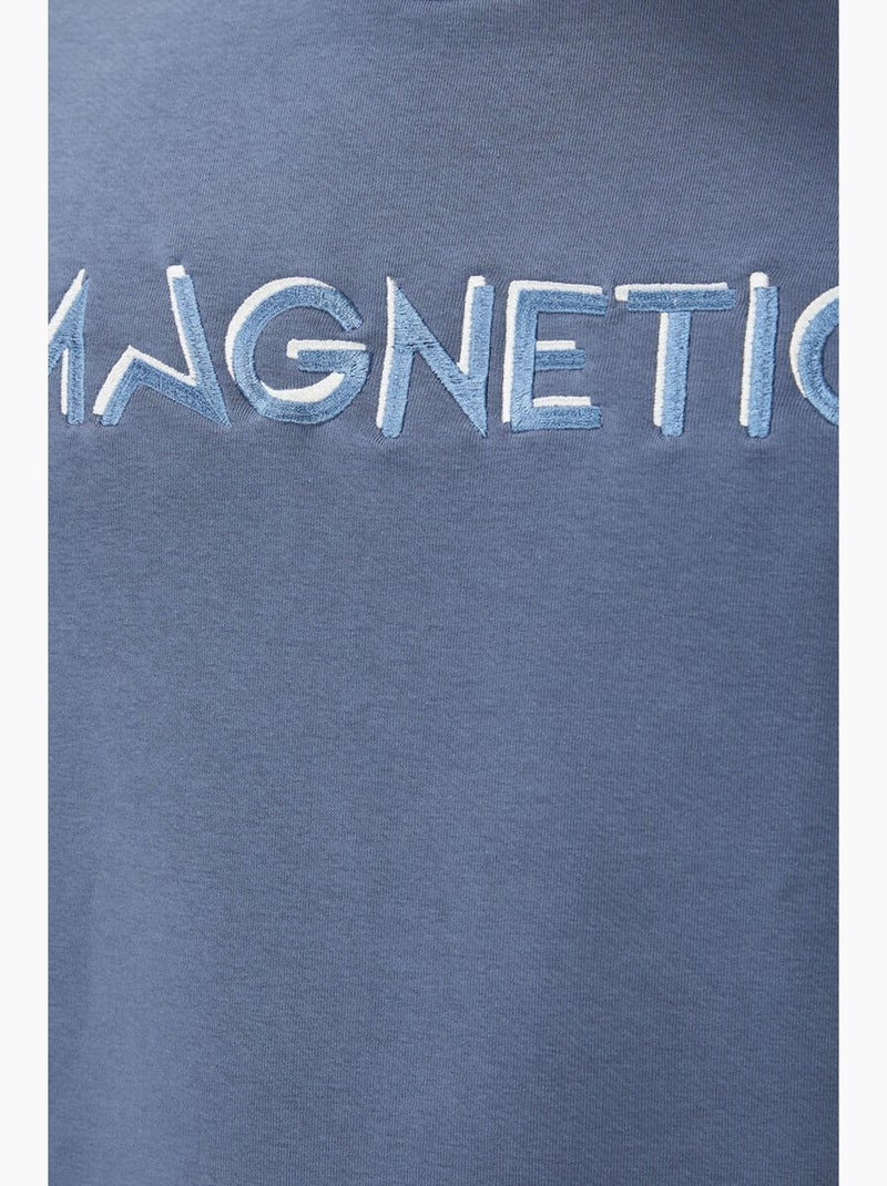 Sweatshirt de homem com estampado e gola redonda tommy Cinza-preto - Kiabi