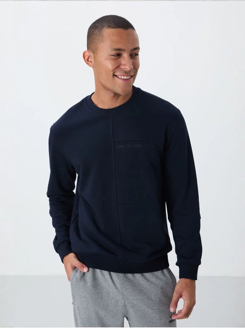 Sweatshirt de homem lisa com gola redonda tommy - Kiabi