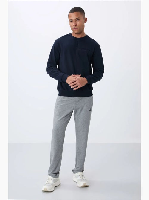 Sweatshirt de homem lisa com gola redonda tommy - Kiabi