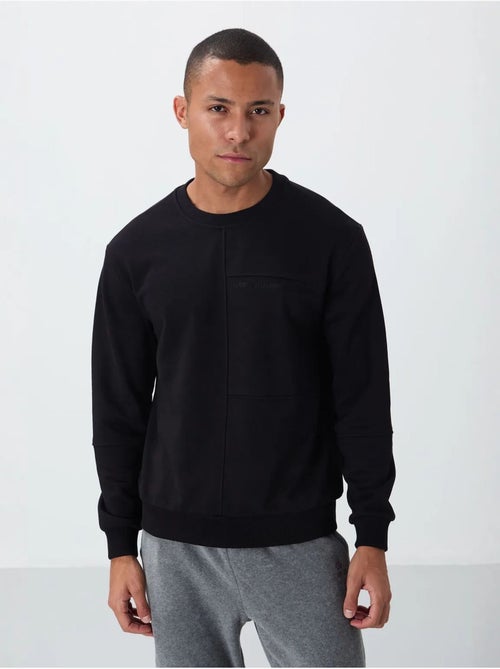 Sweatshirt de homem lisa com gola redonda tommy - Kiabi