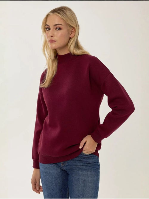 Sweatshirt de malha com corte regular hiccup - Kiabi