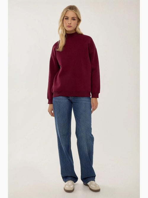 Sweatshirt de malha com corte regular hiccup - Kiabi