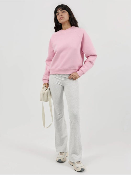 Sweatshirt de malha com gola redonda e manga comprida busem - Kiabi Sweatshirt de malha com gola redonda e manga comprida busem - Kiabi