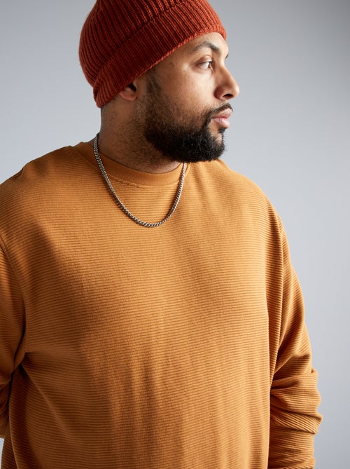 Sweatshirt de malha otomano - Kiabi
