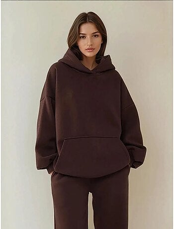 Sweatshirt de malha solta com capuz hiccup