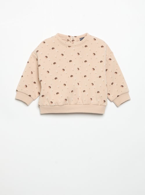 Sweatshirt de manga comprida - Kiabi Sweatshirt de manga comprida - Kiabi