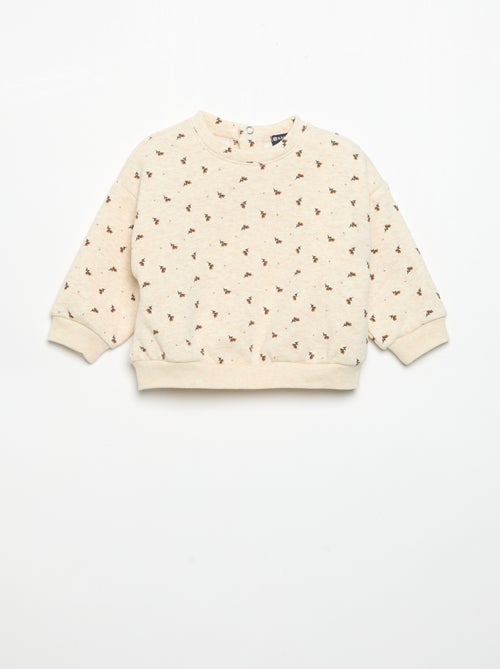 Sweatshirt de manga comprida - Kiabi Sweatshirt de manga comprida - Kiabi