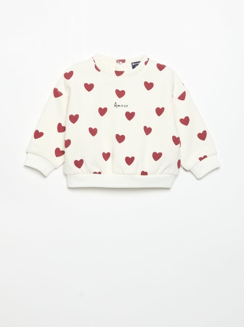 Sweatshirt de manga comprida - Kiabi