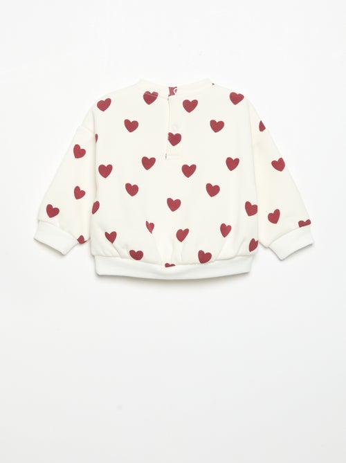 Sweatshirt de manga comprida - Kiabi