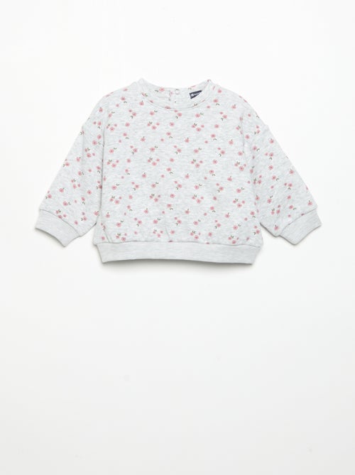 Sweatshirt de manga comprida - Kiabi