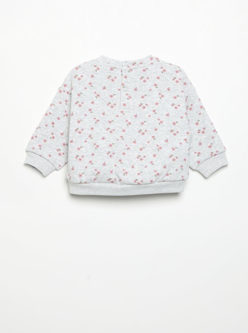 Sweatshirt de manga comprida - Kiabi