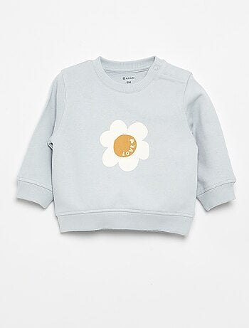 Sweatshirt de manga comprida com estampado