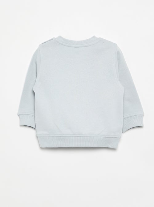 Sweatshirt de manga comprida com estampado - Kiabi