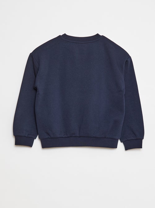 Sweatshirt de manga comprida com estampado - Kiabi