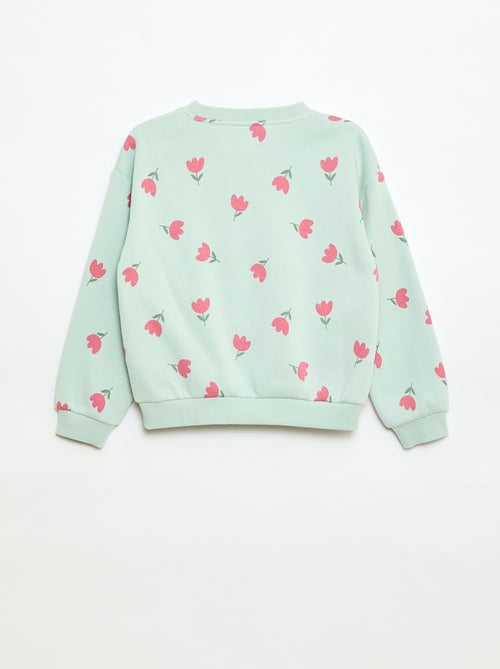 Sweatshirt de manga comprida com estampado - Kiabi