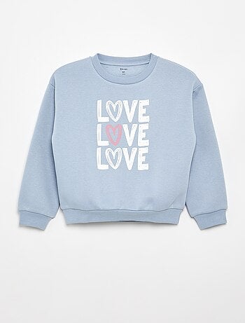 Sweatshirt de manga comprida com estampado