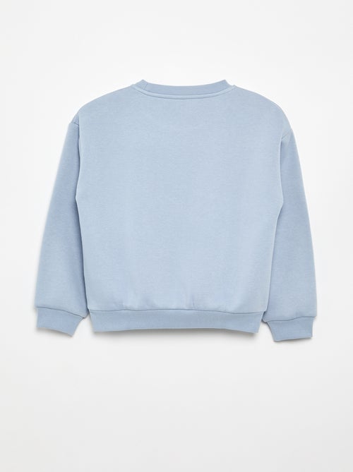 Sweatshirt de manga comprida com estampado - Kiabi