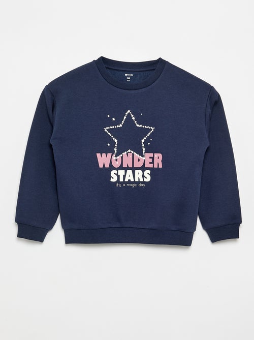 Sweatshirt de manga comprida com estampado - Kiabi Sweatshirt de manga comprida com estampado - Kiabi