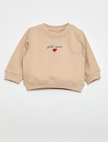 Sweatshirt de manga comprida com estampado