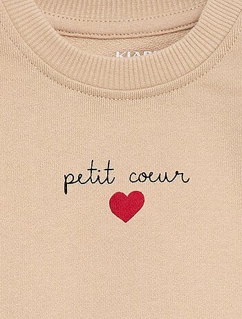 Sweatshirt de manga comprida com estampado