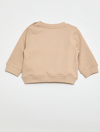 Sweatshirt de manga comprida com estampado