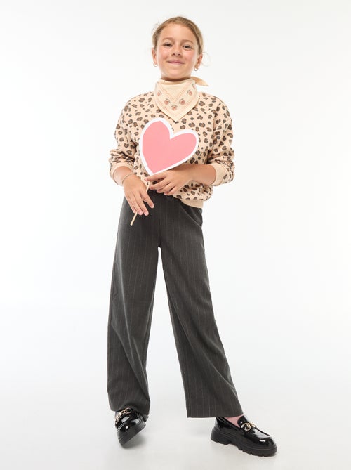 Sweatshirt de manga comprida com estampado - Kiabi